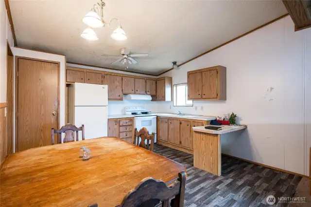 kitchen with eating space
