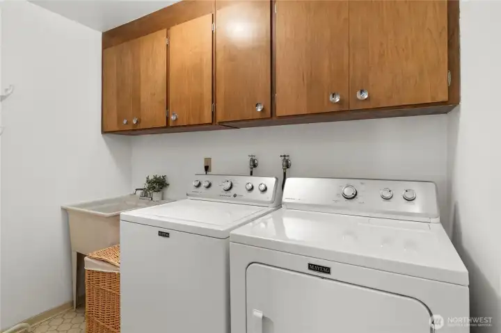 Main floor laundry room. Great use of space here!