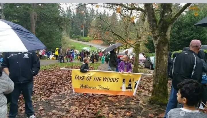 Kids of all ages enjoy the annual Halloween Parade and party in the park!