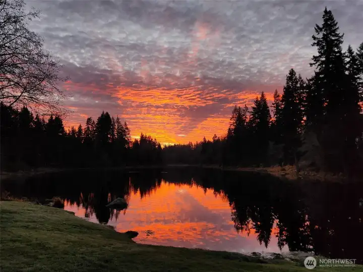 Sunsets on the lake are stunning!