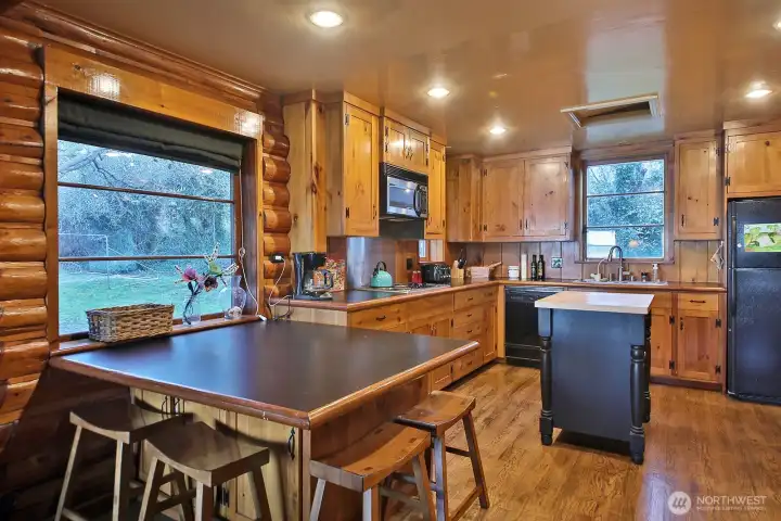 An open kitchen designed for both function and gathering.