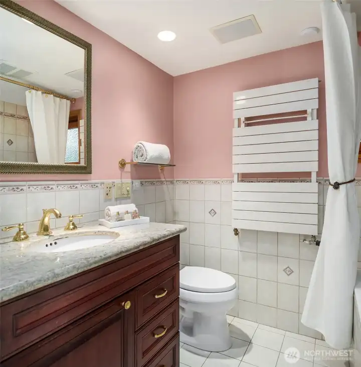 Lower Level Full Bathroom #2  Modernized ~ Elegant ~ Quaint