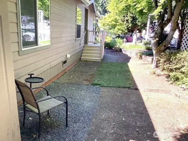 Ample planting space offers plenty of room for your favorite flowers and garden accents.