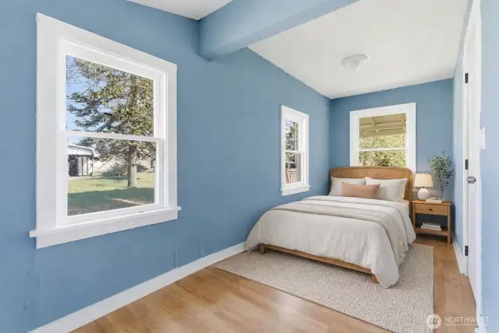 Virtually Staged Bedroom