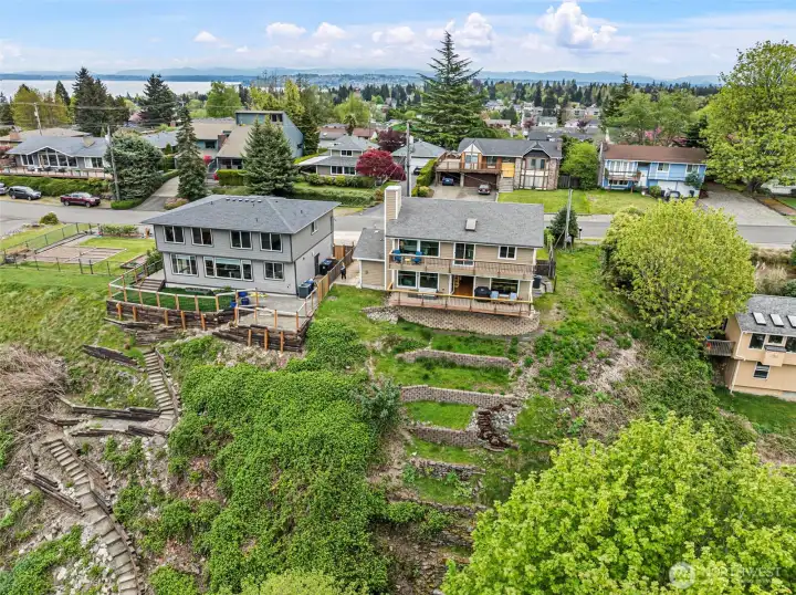 View of the back of the home