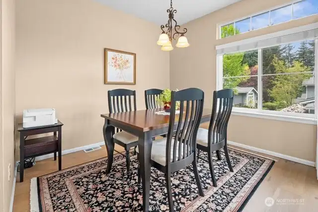 Dining Room adjacent to the Kitchen
