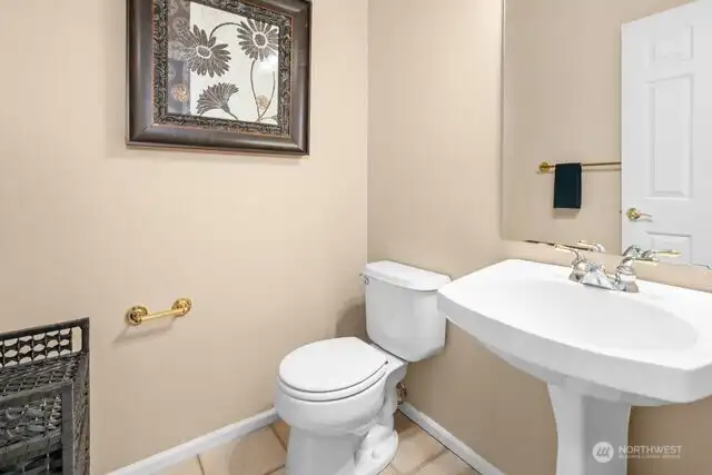 Main floor powder bathroom