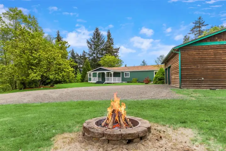 Imagine roasting marshmallows in your own yard.