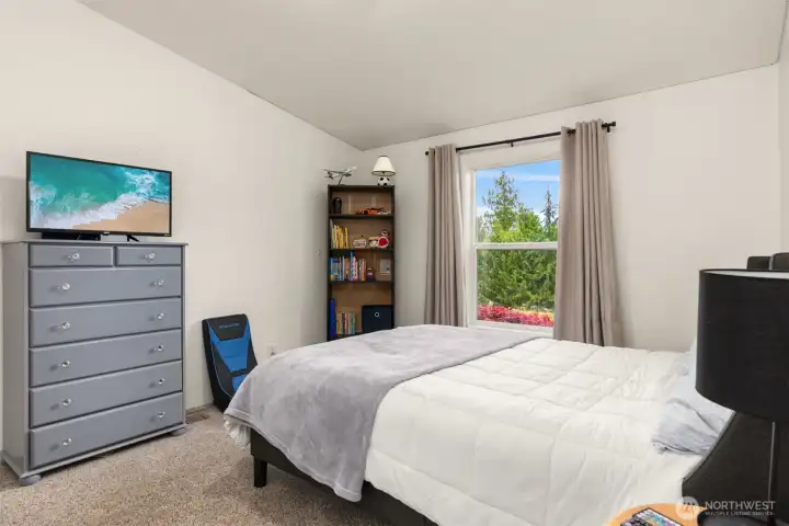 Bedroom two, lots of space for family and guests.