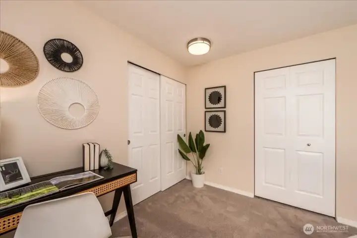 And two closets!