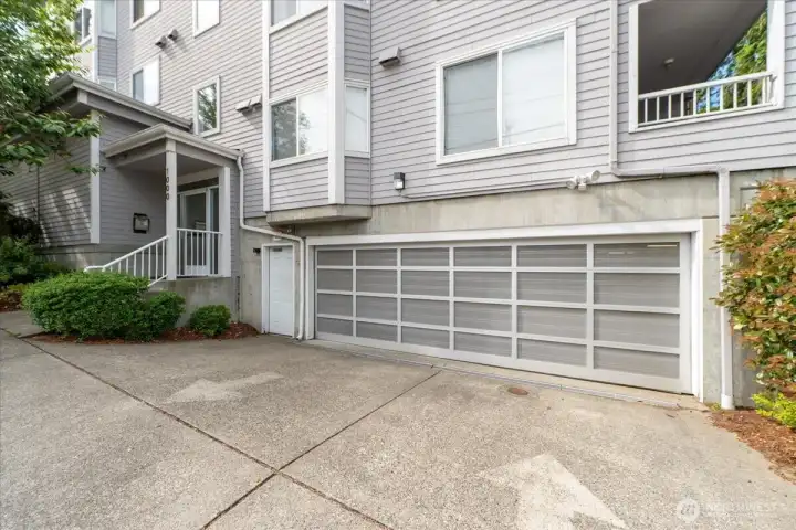 Easy access in and out of the secure garage