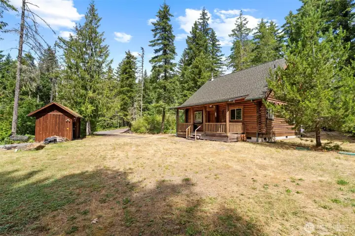 Can't beat a REAL LOG CABIN