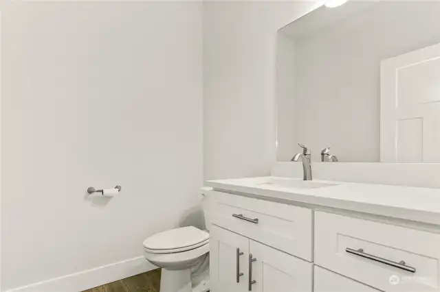 Entry powder room