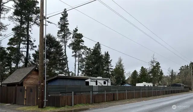 This 50" x 200" property is uniquely designed to accommodate RVs or two Tiny Homes. Zoned RR gives this property lots of possibilities.