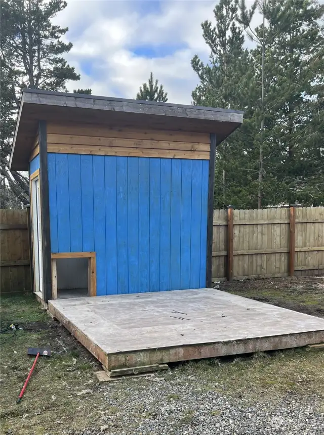 Duplicate shed on north end of property.