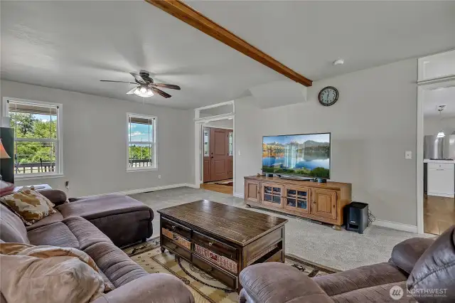 Comfortable and inviting Living Room.