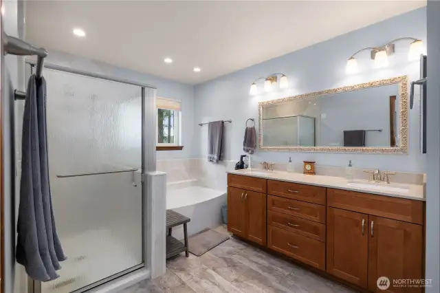 5 piece bathroom.
