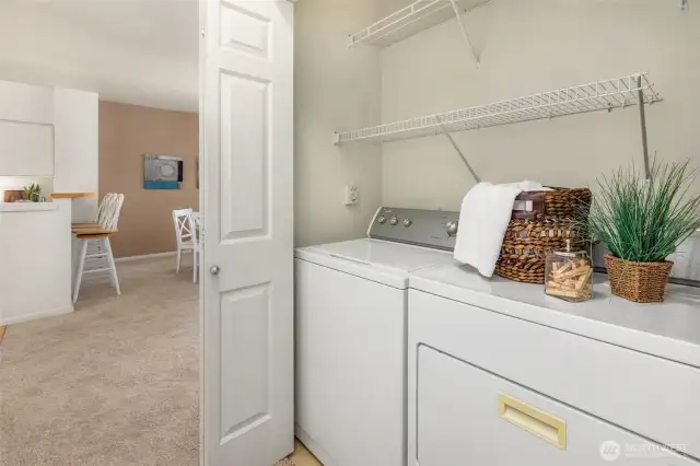 An abundance of storage throughout.