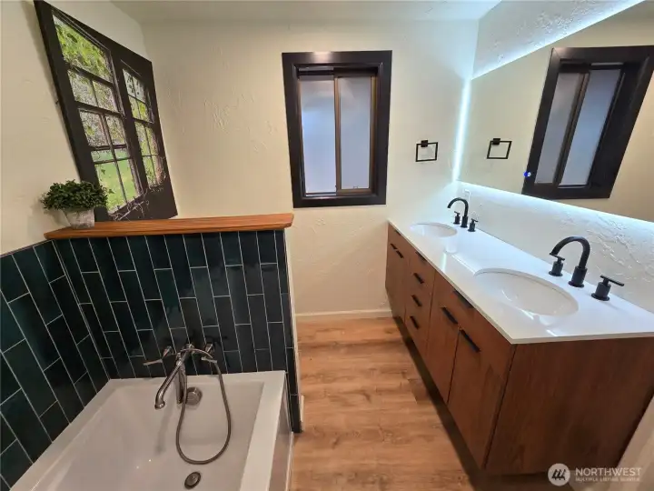 New Vanity and LED Mirror