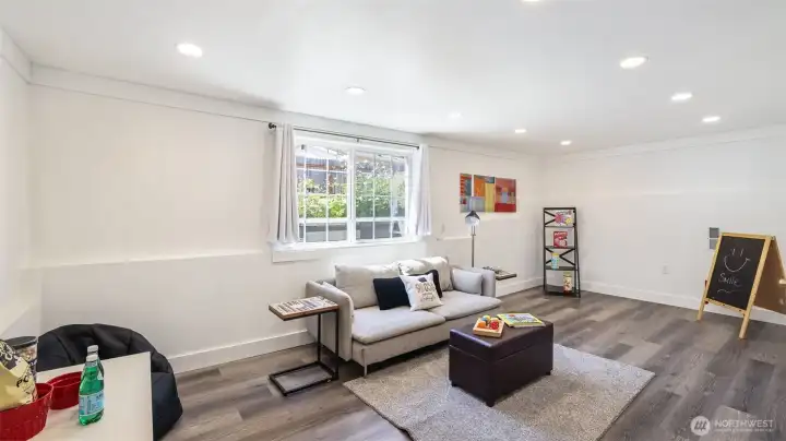 Enjoy the large open lower level - ready for whatever!