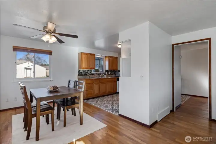 Separate Dining Space
