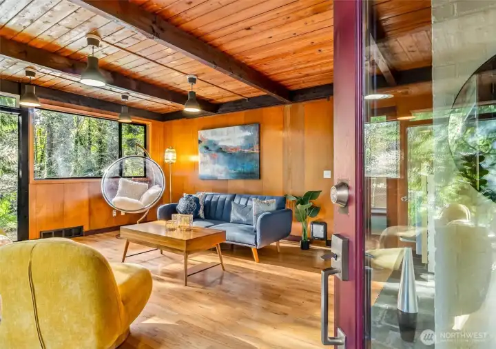 This magical home feels like your very own treehouse nestled in the woods.