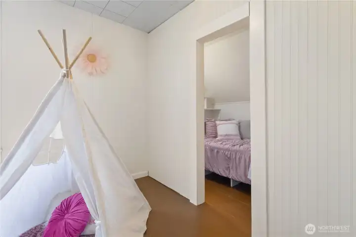 Bedroom 2 has two built-in captain's beds