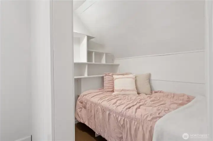 Bedroom 2 with captain, built-in bed