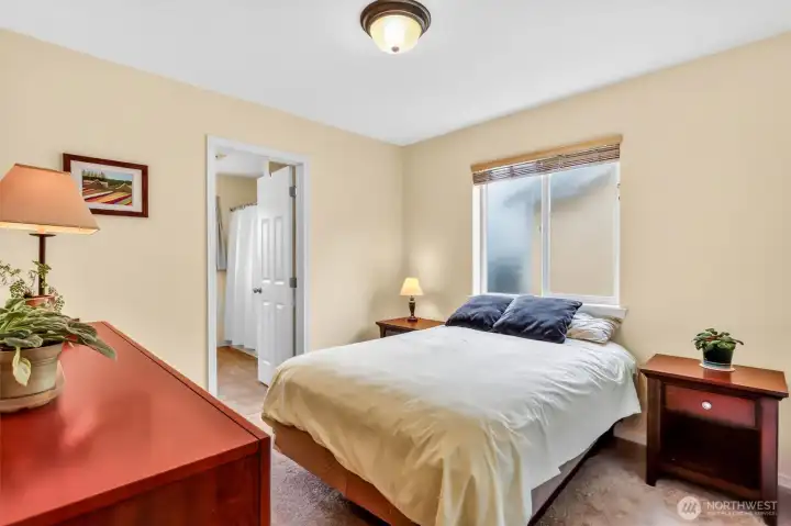 The second floor is rounded out by two more bedrooms sharing a well-designed Jack-and-Jill bath for added convenience.