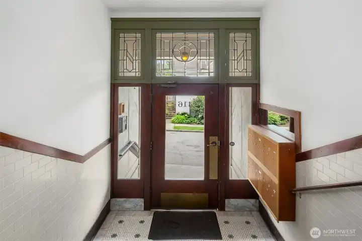 The gorgeous entry is impressive and light filled. Your guests will be enthralled from the moment they step inside and even mundane tasks like fetching the mail can feel magical here! The gorgeous entry is impressive and light filled. Your guests will be enthralled from the moment they step inside and even mundane tasks like fetching the mail can feel magical here!