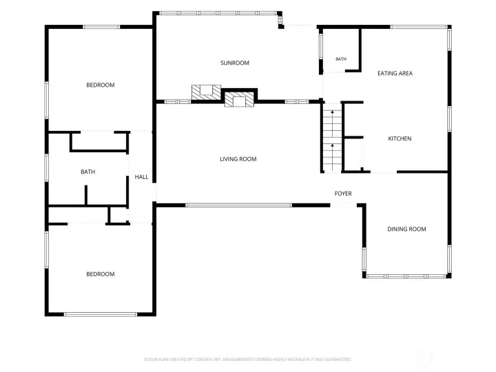 Main level floorplan