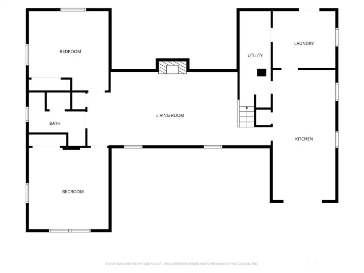 Lower level floorpan