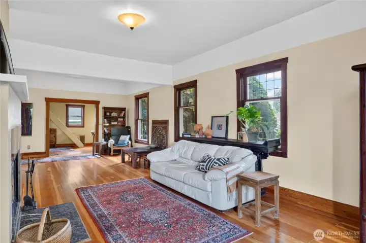 The original fir flooring is well preserved. The original fir flooring is well preserved.