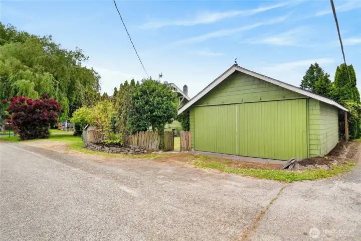 Two car detached garage could be developed or use it as is Two car detached garage could be developed or use it as is