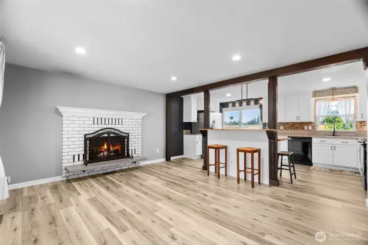New floors, paint, trim, and more!