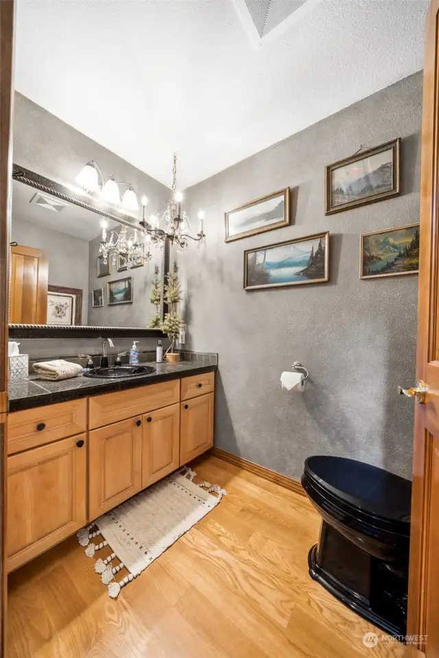 Main home. Main floor bathroom.