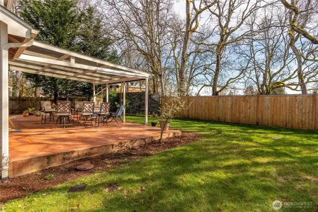Patio with cover.
