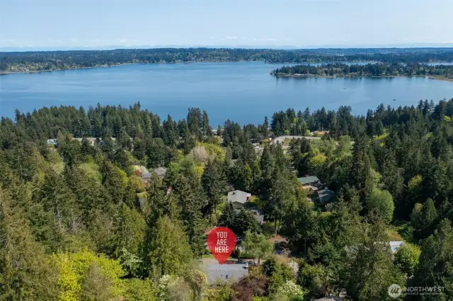 Imagine the ease of being less than 10 minutes from Silverdale, and then coming home to that view of Dyes Inlet. Best of both worlds!