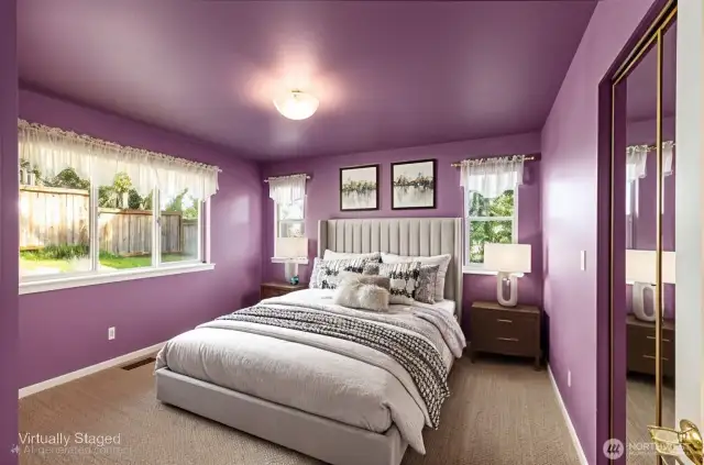 Bedroom - Virtually Staged