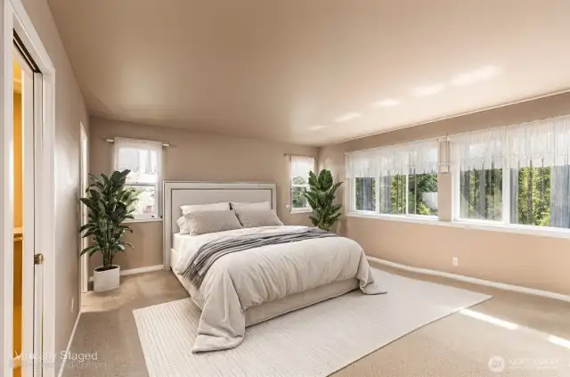 Primary Bedroom - Virtually Staged