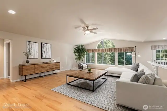 Living Room - Virtually Stagged