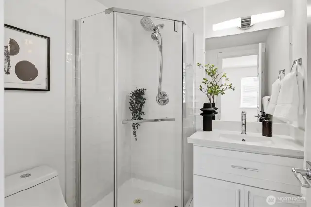 Bathroom off ground floor bedroom/office