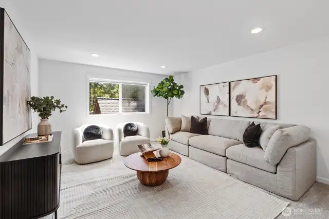 Living area is very roomy.