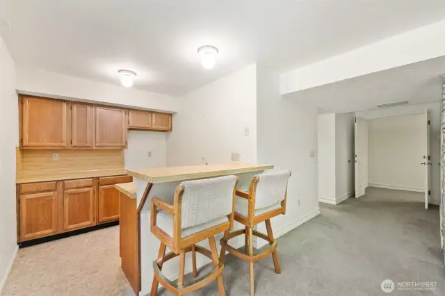 Downstairs kitchenette
