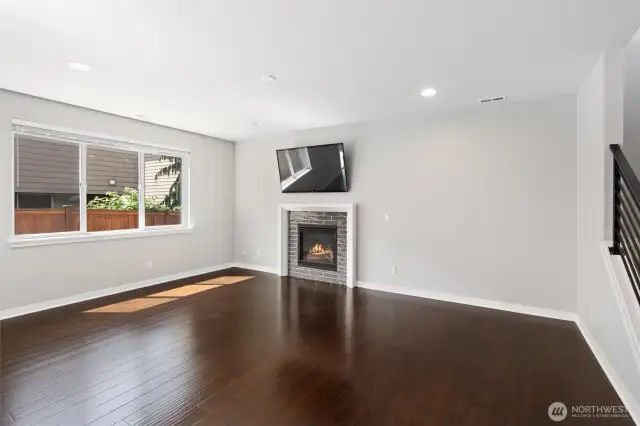 Picture your favorite furnishings in this southern light exposure Great room!