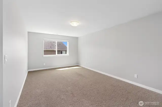 North 2nd guest bedroom with large closet!