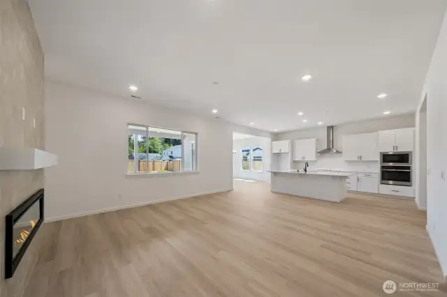 Actual home: Great room