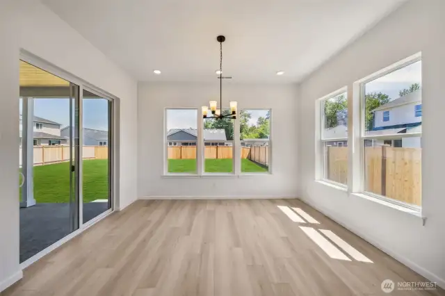 Actual home: Dining Area AKA Sunroom