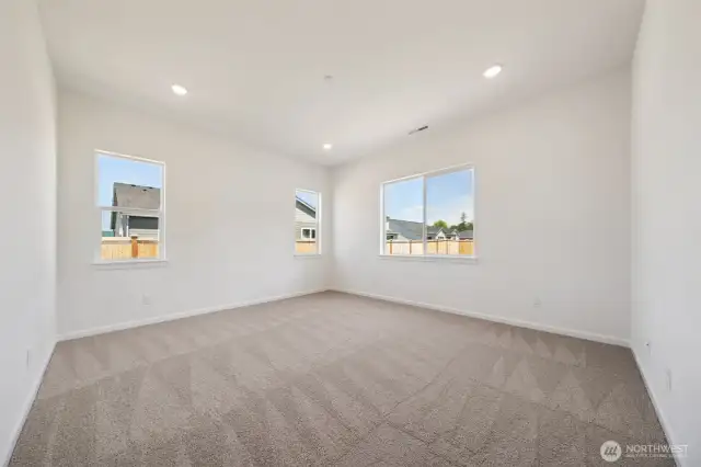 Actual home: Primary bedroom