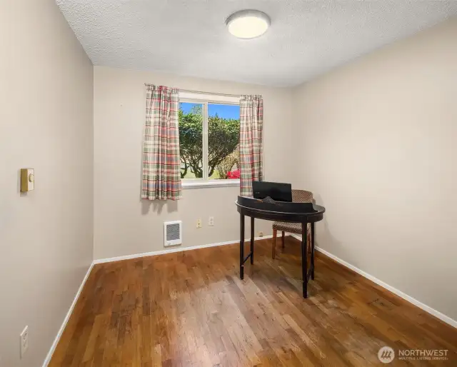 Third bedroom offers endless possibilities—guest room, home office, or workout space